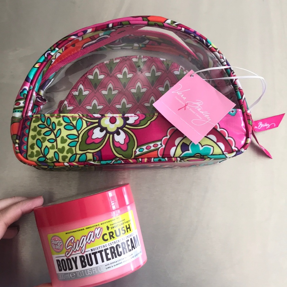 VeraBradley Cosmetic Duo + SugarCrush Body Butter